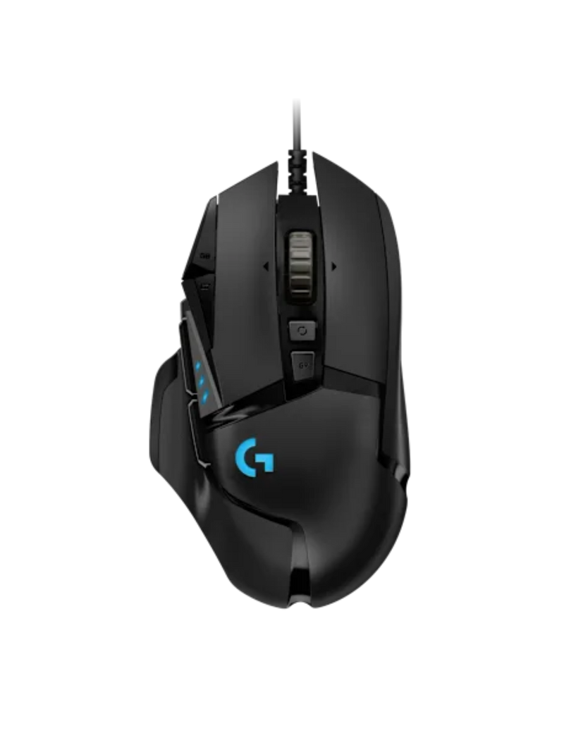 Logitech G502 HERO High Performance Wired Gaming Mouse - 25,600 DPI - Black-1