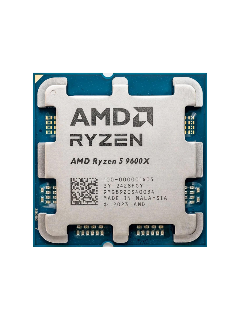 AMD Ryzen 5 9600x Processor - 6 Cores - 12 Threads - 32MB Cache L3 - Up to 5.4GHz - TRAY-1