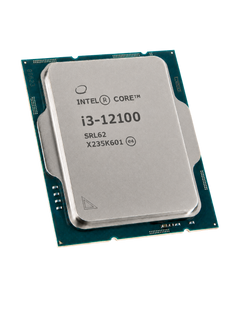 Intel Core i3-12100 CPU / Processor - 4 Cores - 8 Threads - Up to 4.3GHz - TRAY-1
