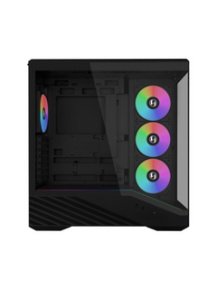 Lian Li Vector V100 Mid Tower Tempered Glass Gaming Case - 4 ARGB Fans - Black-2