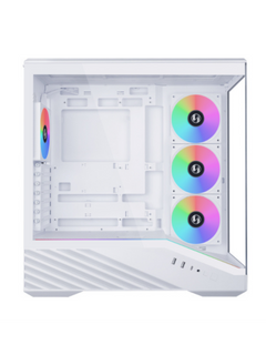 Lian Li Vector V100 Mid Tower Tempered Glass Gaming Case - 4 ARGB Fans - White-2