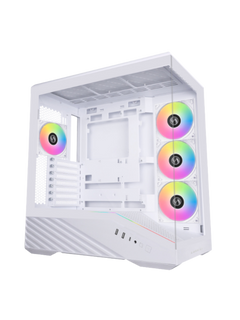 Lian Li Vector V100 Mid Tower Tempered Glass Gaming Case - 4 ARGB Fans - White-1