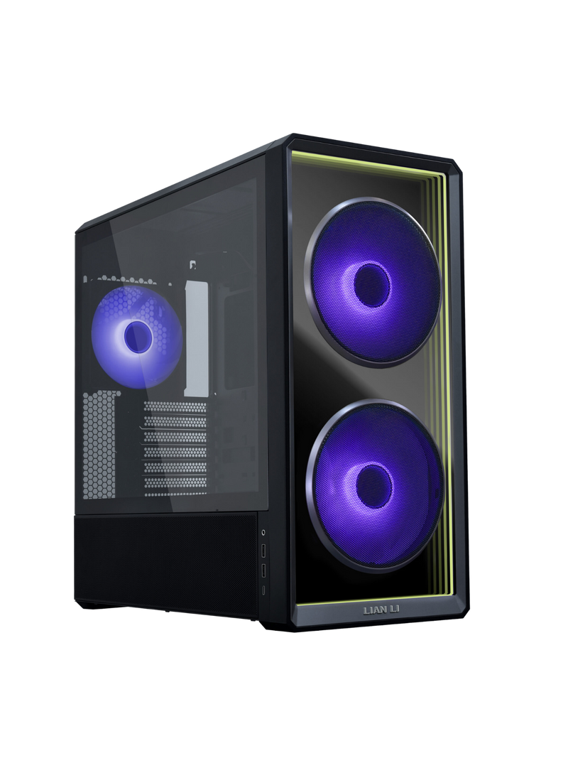 Lian Li Lancool 217 INF Infinity Mirror Mid-Tower Gaming Case - Black-1