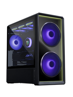 Lian Li Lancool 217 INF Infinity Mirror Mid-Tower Gaming Case - Black-2