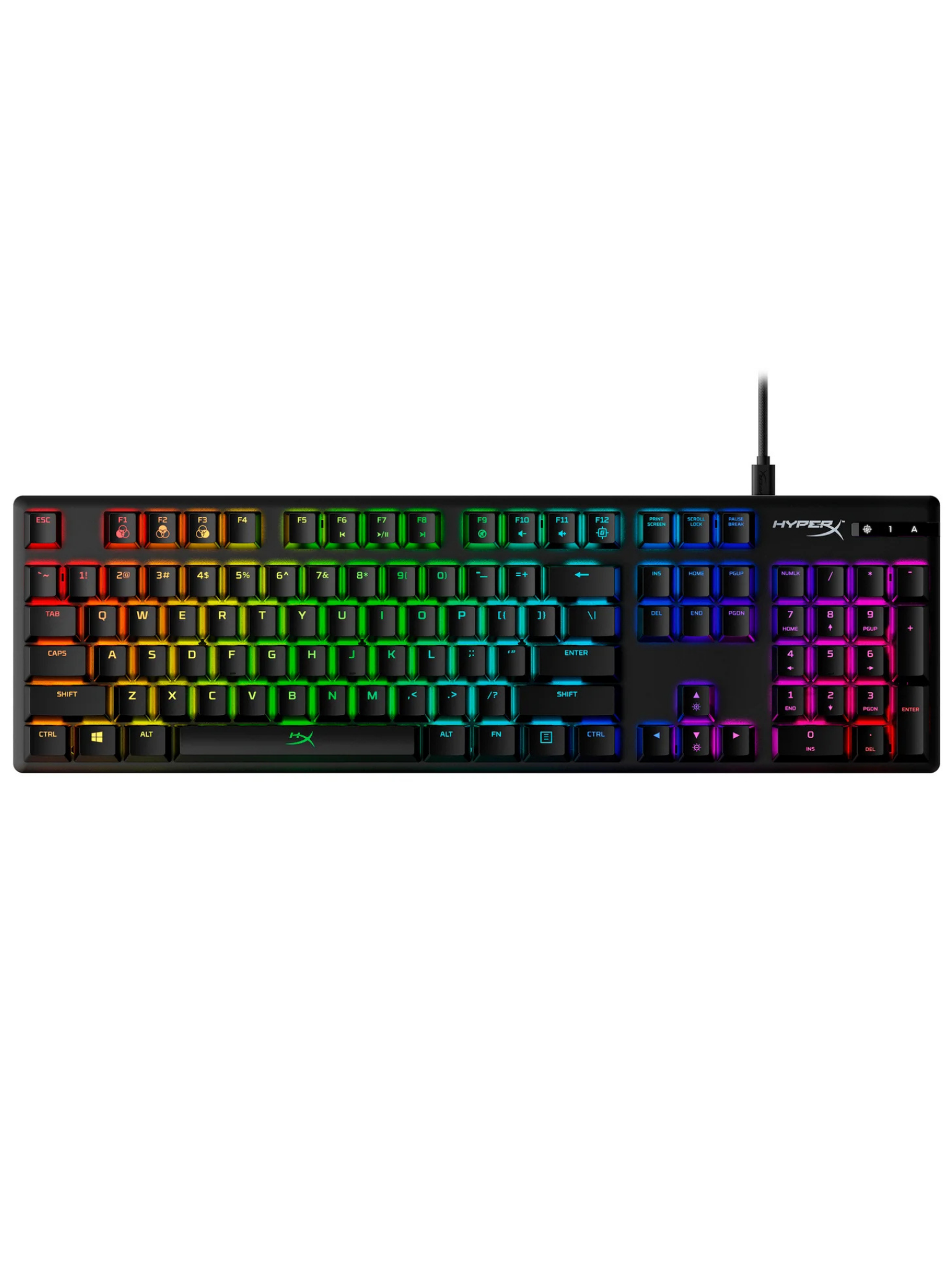 HyperX Alloy Origins Full-Size Tactile Gaming Mechanical Keyboard - Wired USB-C - Black