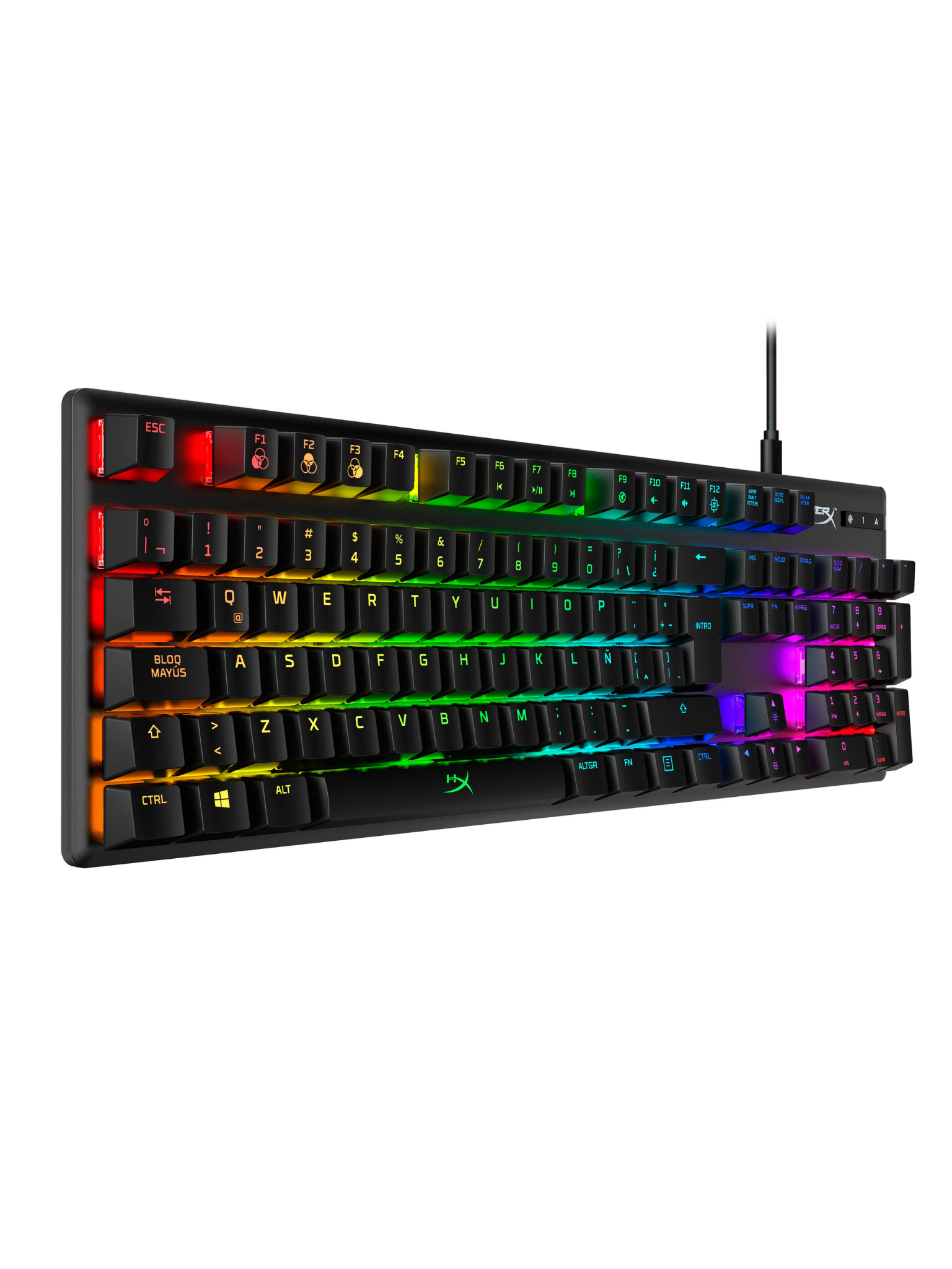 HyperX Alloy Origins Full-Size Tactile Gaming Mechanical Keyboard - Wired USB-C - Black-3