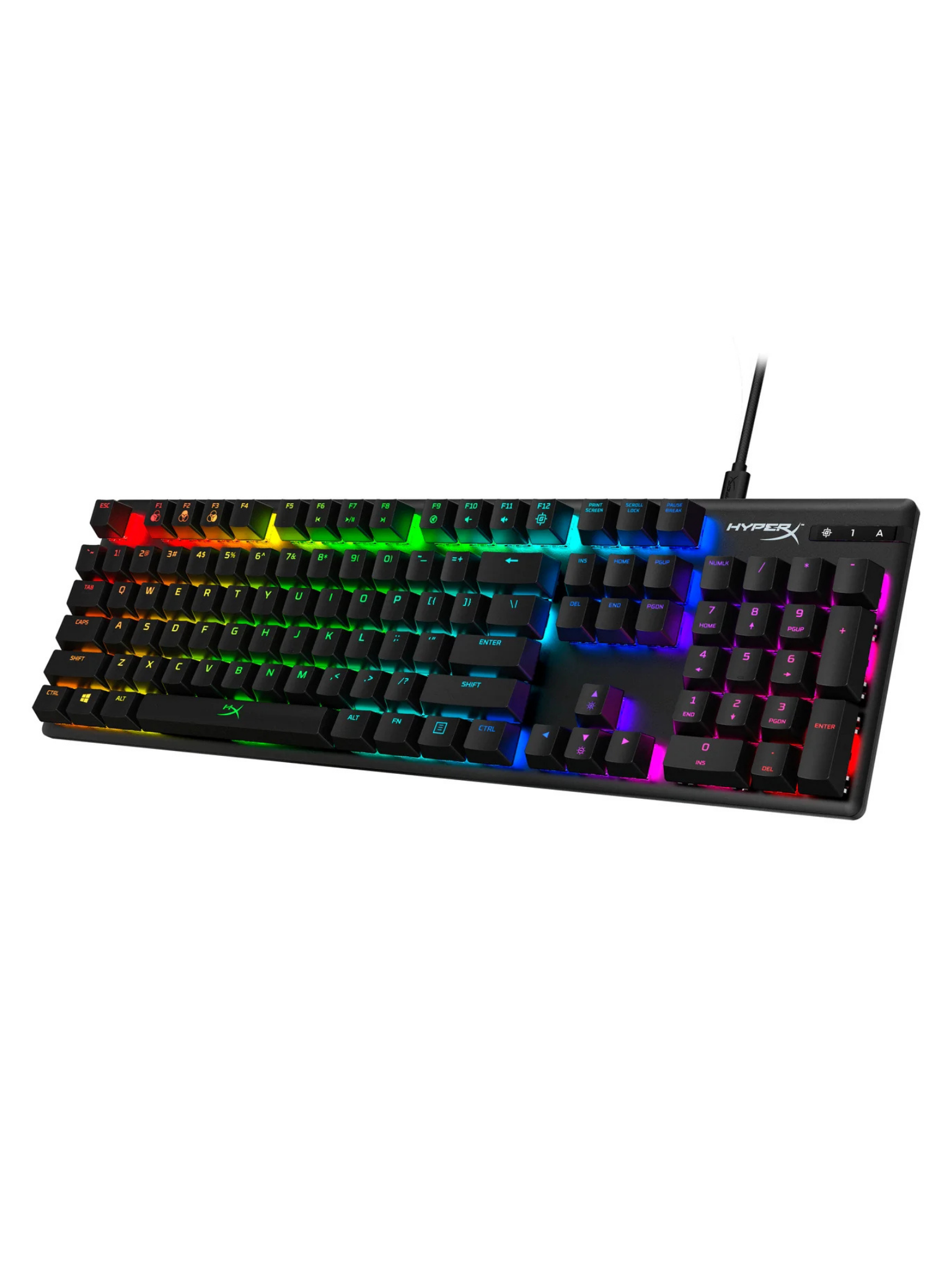 HyperX Alloy Origins Full-Size Tactile Gaming Mechanical Keyboard - Wired USB-C - Black-4