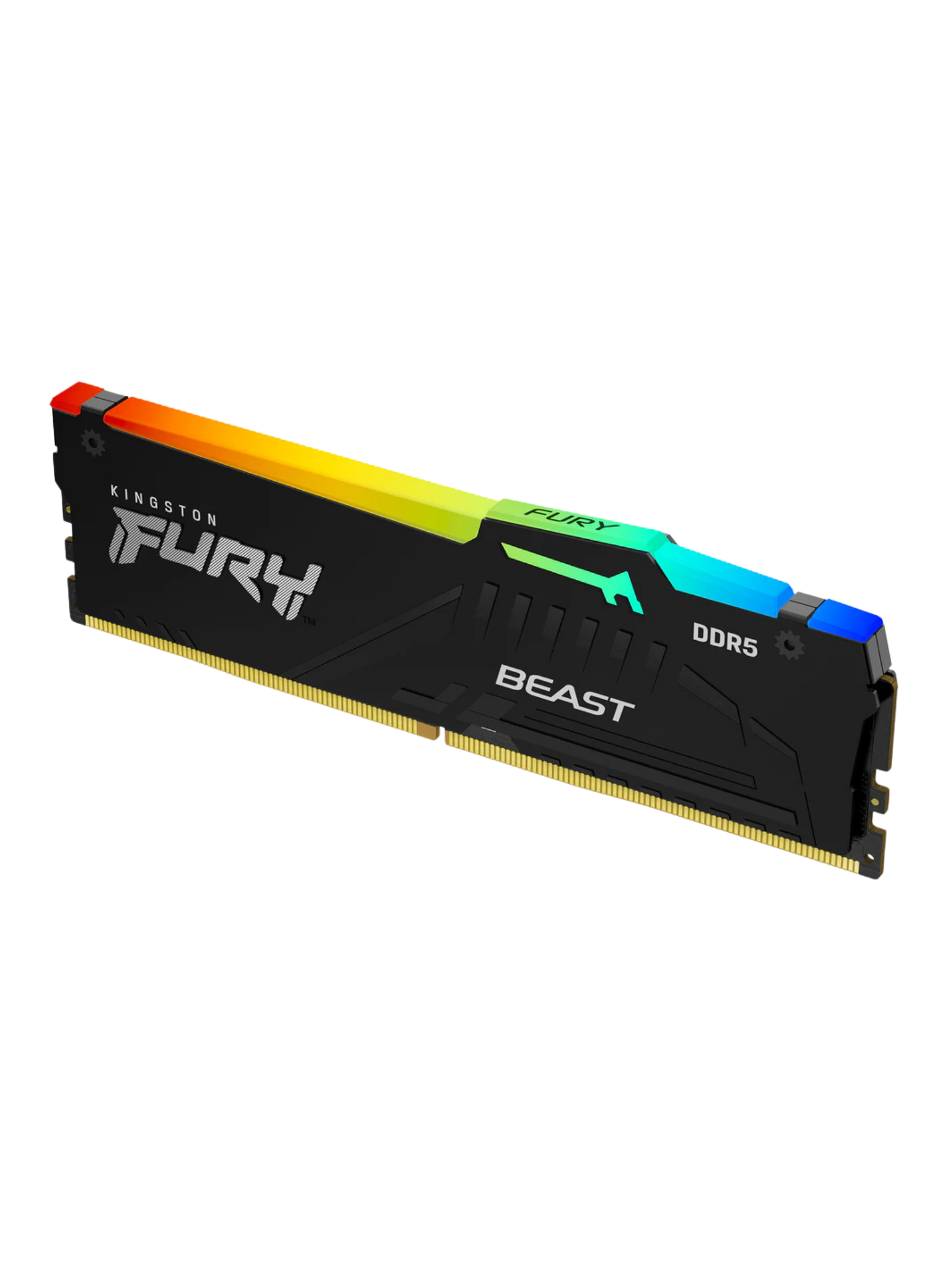 Kingston Fury Beast 8GB DDR5 6000MHz RGB RAM - CL36 - Intel XMP 3.0 & AMD EXPO Ready-4