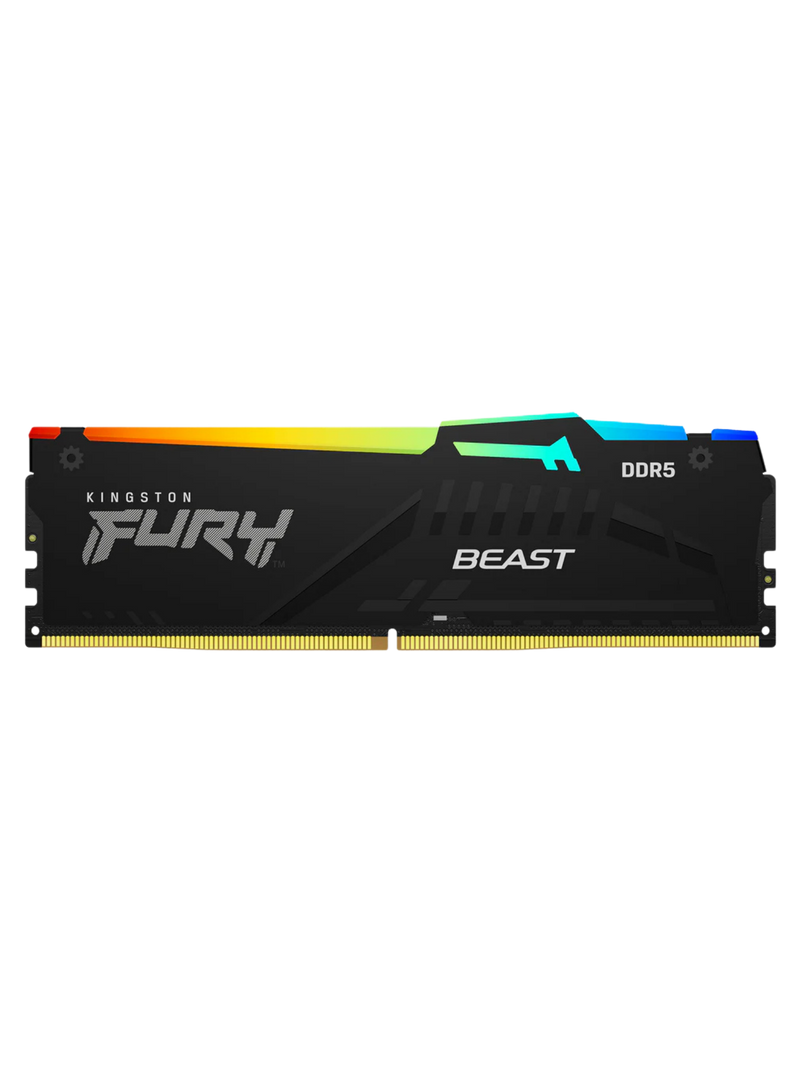 Kingston Fury Beast 8GB DDR5 6000MHz RGB RAM - CL36 - Intel XMP 3.0 & AMD EXPO Ready-2