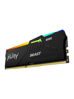 Kingston Fury Beast 8GB DDR5 6000MHz RGB RAM - CL36 - Intel XMP 3.0 & AMD EXPO Ready-1