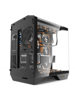 Darkflash DY470 Mid-Tower ATX Gaming Case - Tempered Glass - 4 Infinity Fans - ARGB Controller -Black-3