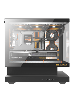 Darkflash Floatron F1 M-Tower ATX Gaming Case - Without fans - Black-4
