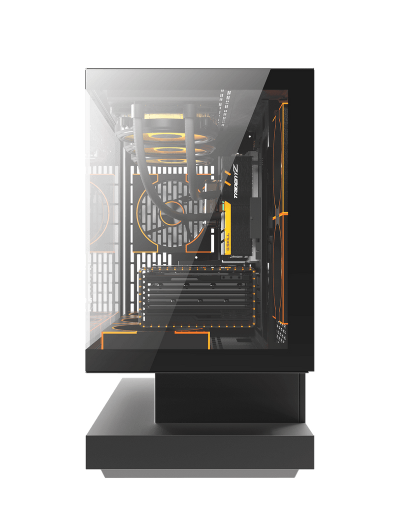 Darkflash Floatron F1 M-Tower ATX Gaming Case - Without fans - Black-5