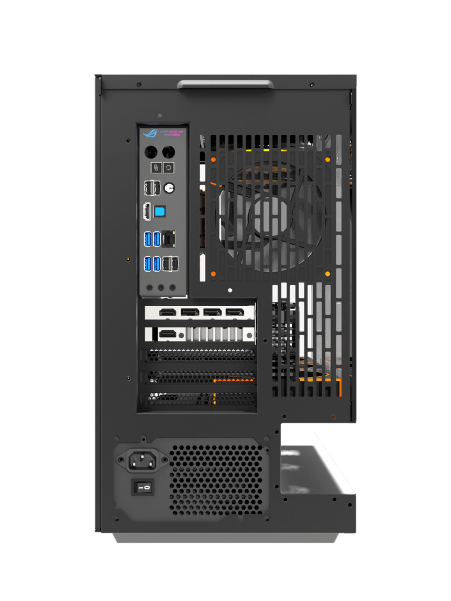 Darkflash Floatron F1 M-Tower ATX Gaming Case - Without fans - Black-6