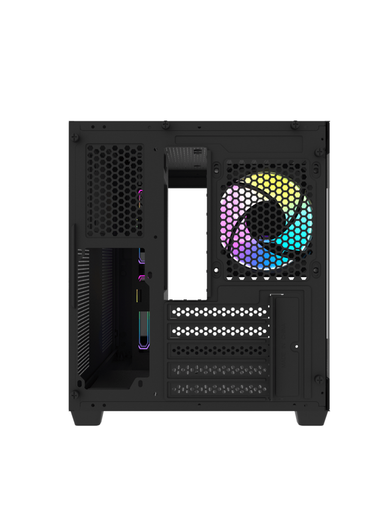 Darkflash C275P Mini-Tower M-ATX Gaming Case - Wihout Fans - Black-7