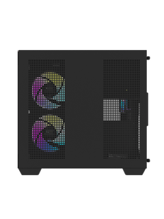 Darkflash C275P Mini-Tower M-ATX Gaming Case - Wihout Fans - Black-3