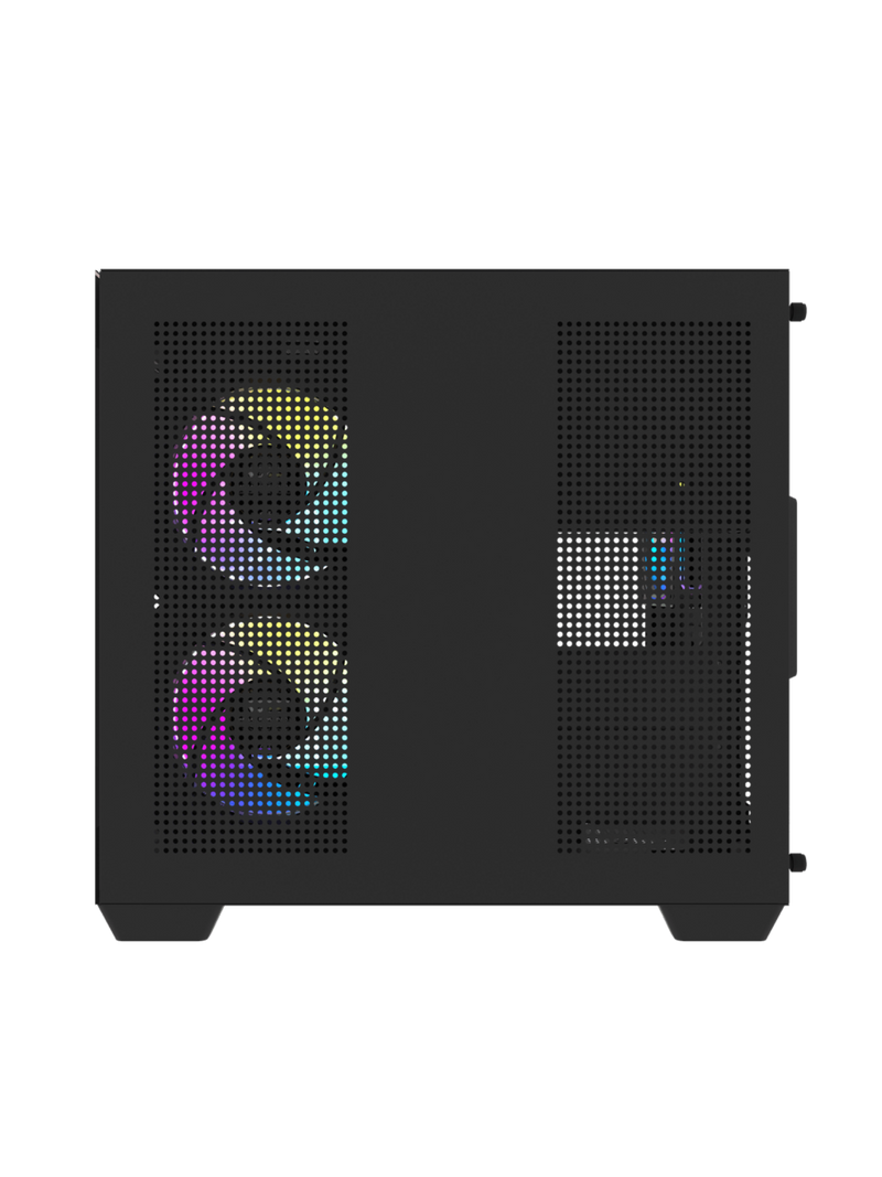 Darkflash C275P Mini-Tower M-ATX Gaming Case - Wihout Fans - Black-3