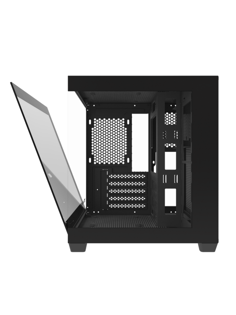 Darkflash C275P Mini-Tower M-ATX Gaming Case - Wihout Fans - Black-8