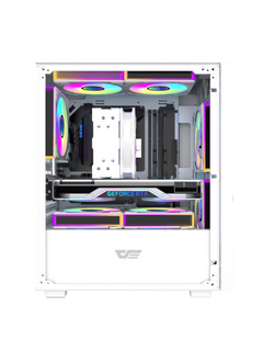 Darkflash M305 Mini-Tower M-ATX Gaming Case - Without Fans - White-7