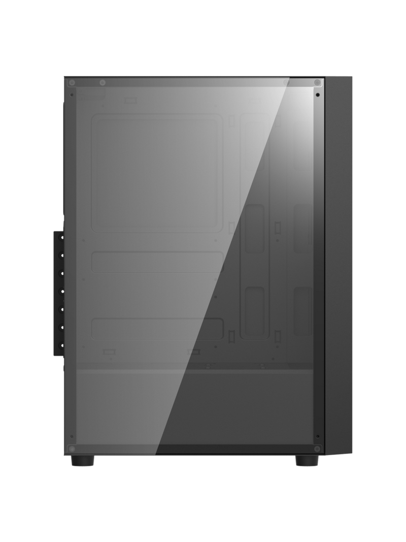 Darkflash A290 Mini-Tower M-ATX Gamine Case with Side Glass - 3 RGB Fans - Black-6