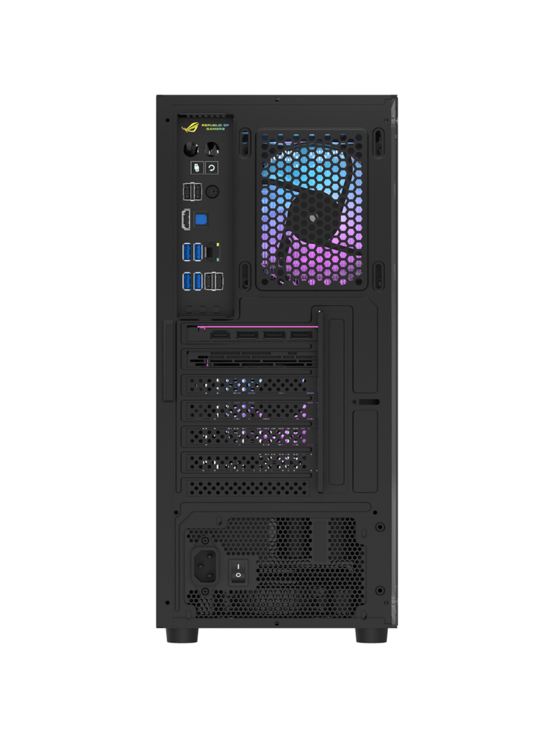 Darkflash A290 Mini-Tower M-ATX Gamine Case with Side Glass - 3 RGB Fans - Black-7
