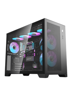 Darkflash DS5000 Mid-Tower E-ATX Gaming Case - Up to 480mm Radiator - Without Fans - Black-1