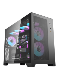 Darkflash DS5000 Mid-Tower E-ATX Gaming Case - Up to 480mm Radiator - Without Fans - Black-5