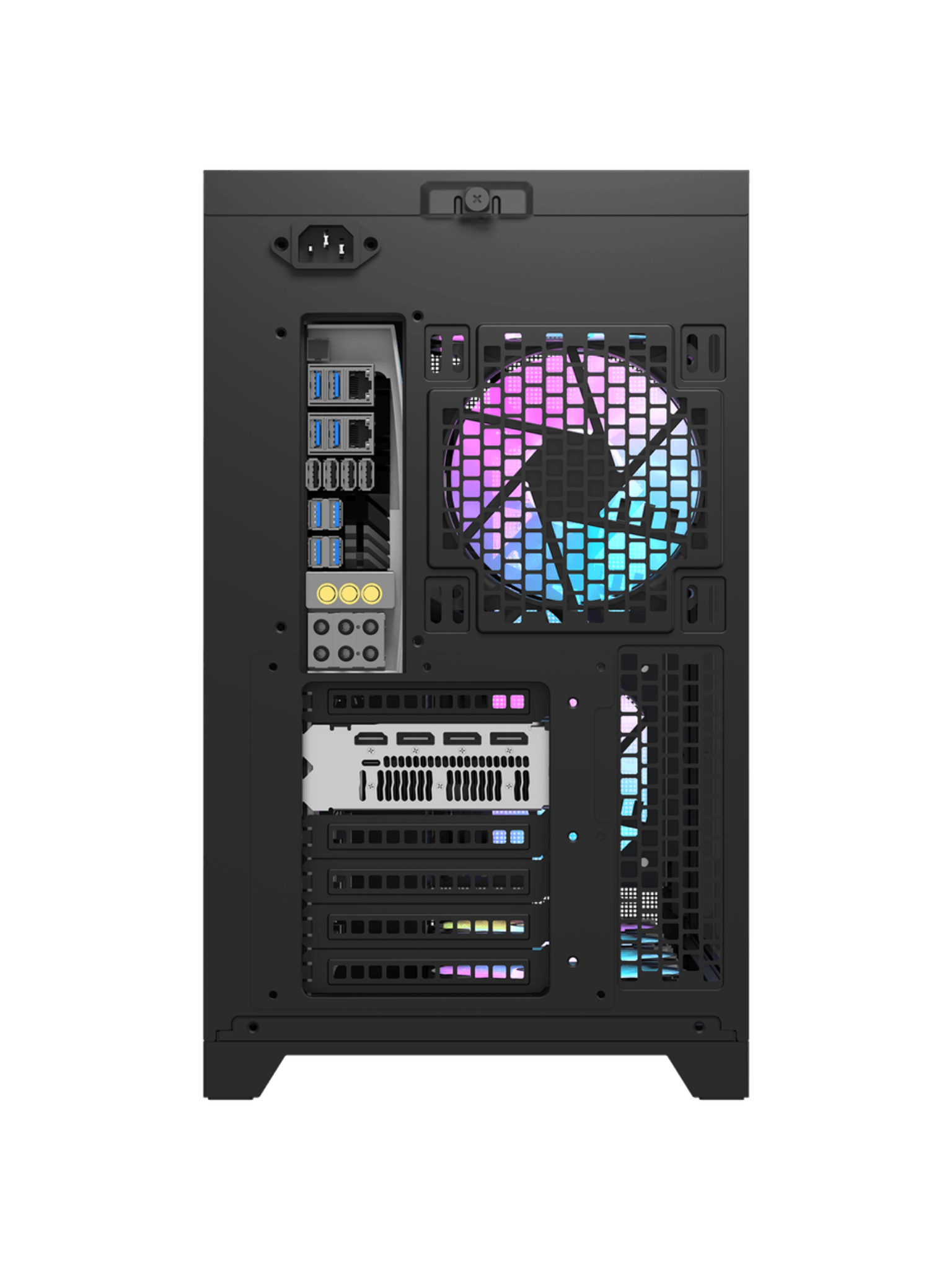Darkflash DS5000 Mid-Tower E-ATX Gaming Case - Up to 480mm Radiator - Without Fans - Black-3