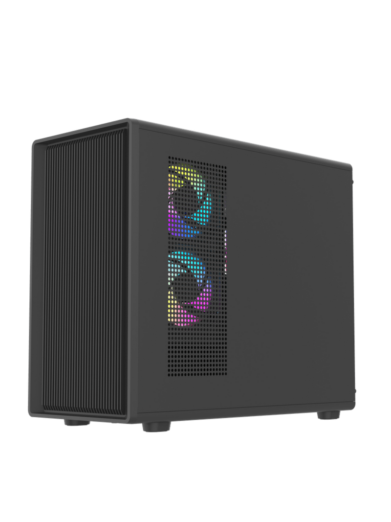 Darkflash DB460M Mini-Tower M-ATX Gaming Case - Up to 420mm GPU - Without Fans - Black-6