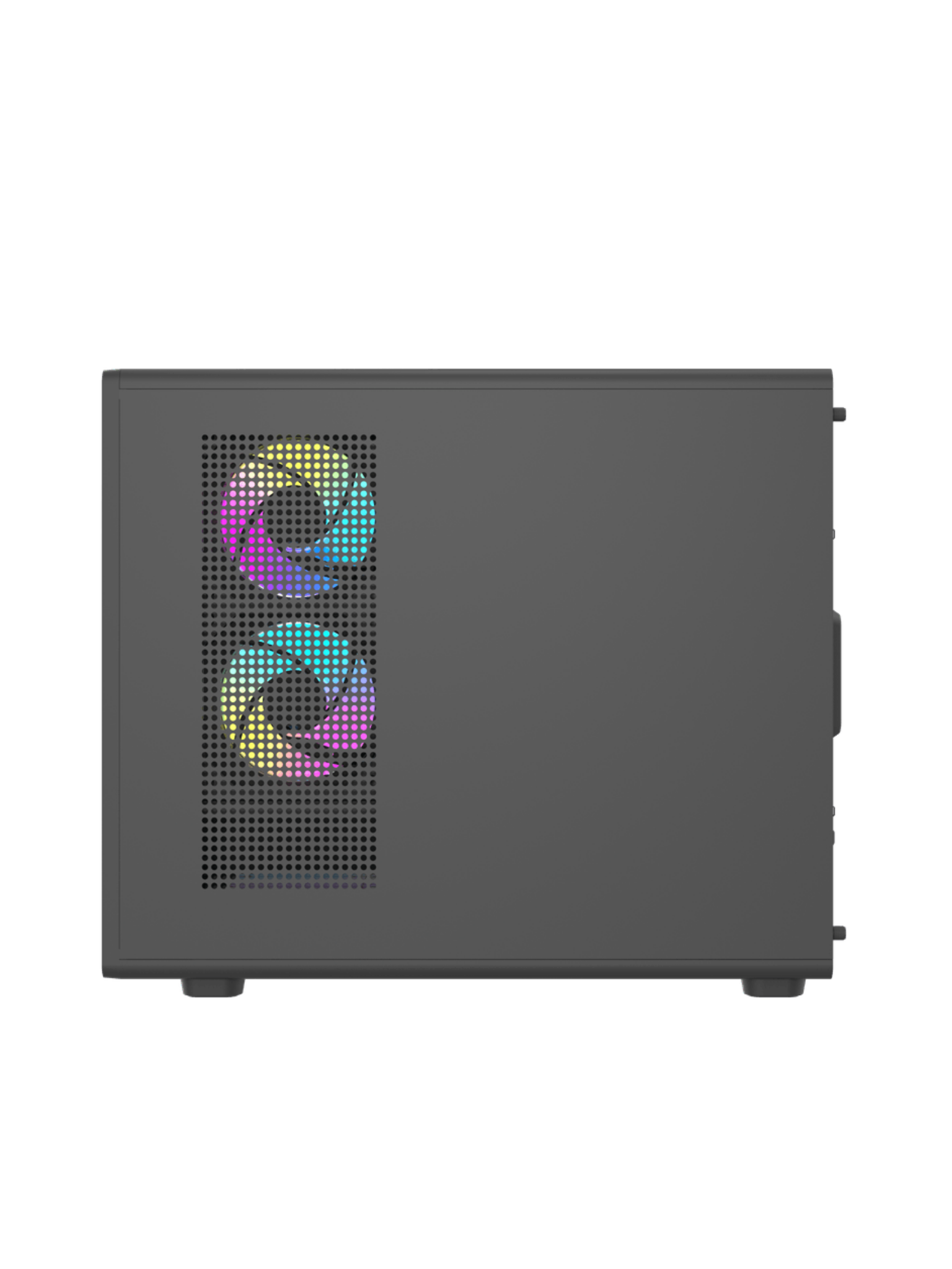 Darkflash DB460M Mini-Tower M-ATX Gaming Case - Up to 420mm GPU - Without Fans - Black-5