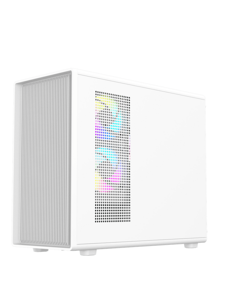 Darkflash DB460M Mini-Tower M-ATX Gaming Case - Up to 420mm GPU - Without Fans - White-5
