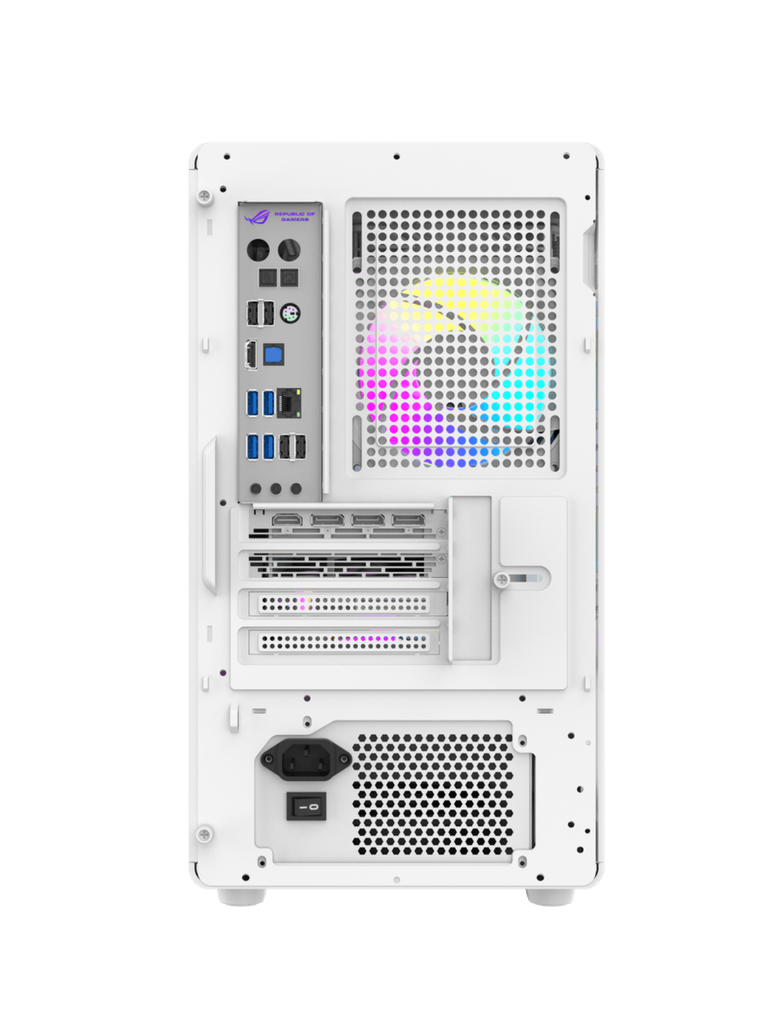 Darkflash DB460M Mini-Tower M-ATX Gaming Case - Up to 420mm GPU - Without Fans - White-4