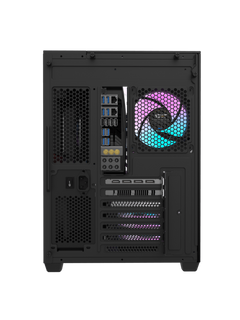 Darkflash TH285 Mid-Tower ATX Gaming Case - Tempered Glass - Without Fans - Black-5
