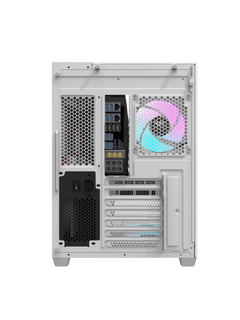 Darkflash TH285 Mid-Tower ATX Gaming Case - Tempered Glass - Without Fans - White - image 7