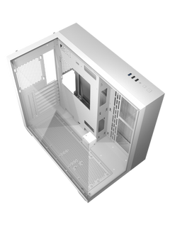 Darkflash TH285 Mid-Tower ATX Gaming Case - Tempered Glass - Without Fans - White - image 4
