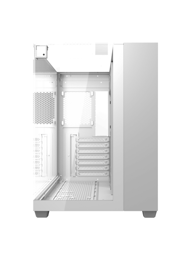 Darkflash TH285 Mid-Tower ATX Gaming Case - Tempered Glass - Without Fans - White - image 3