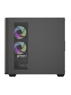 Darkflash DS900WS Mid-Tower ATX Gaming Case - Wood Inspired - Without Fans - Black-6