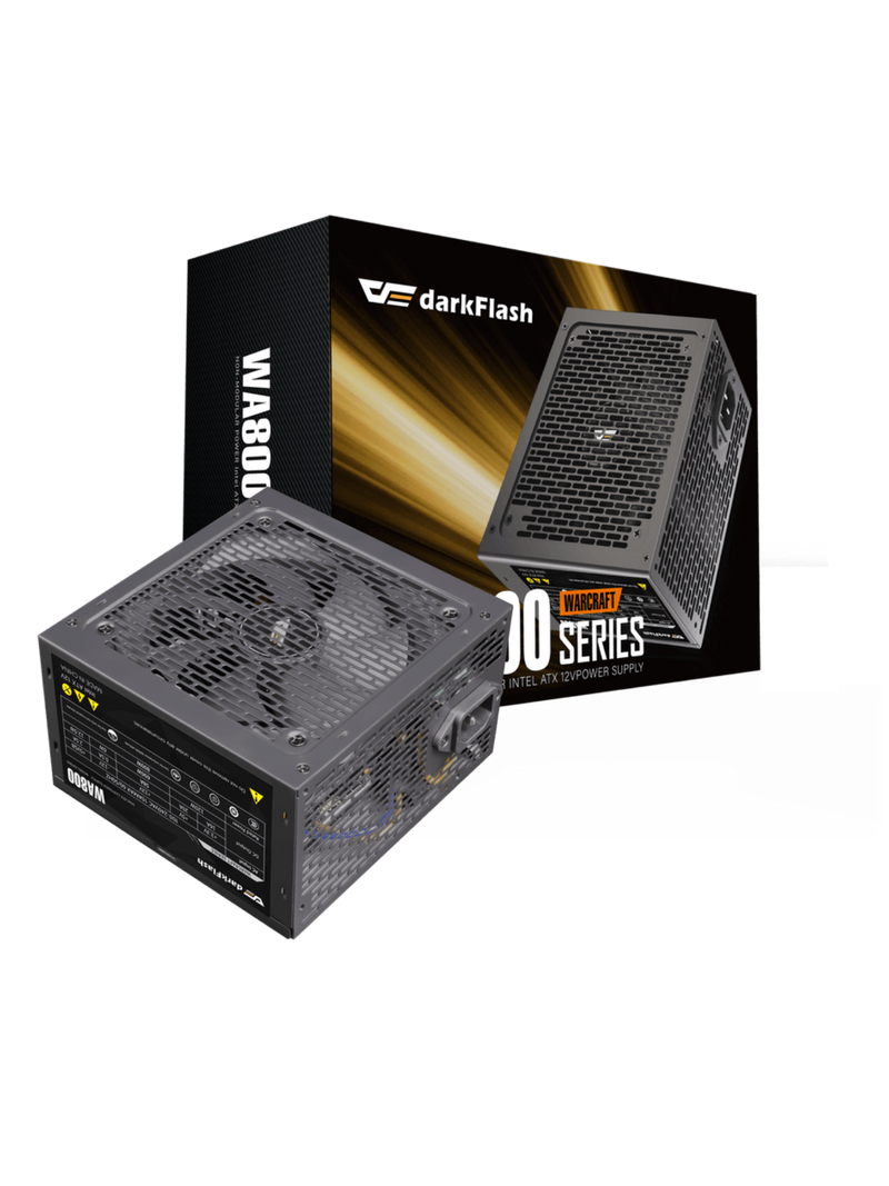Darkflash WA800 Warcraft Series 800W Power Supply - Non Modular - Black-1