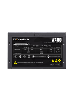 Darkflash WA800 Warcraft Series 800W Power Supply - Non Modular - Black-7