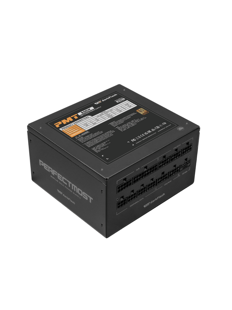 Darkflash PMT850W Gold 80+ 850W Power Supply - Fully Modular - Coated Cables - Black-5