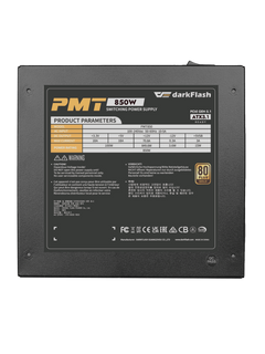Darkflash PMT850W Gold 80+ 850W Power Supply - Fully Modular - Coated Cables - Black-4