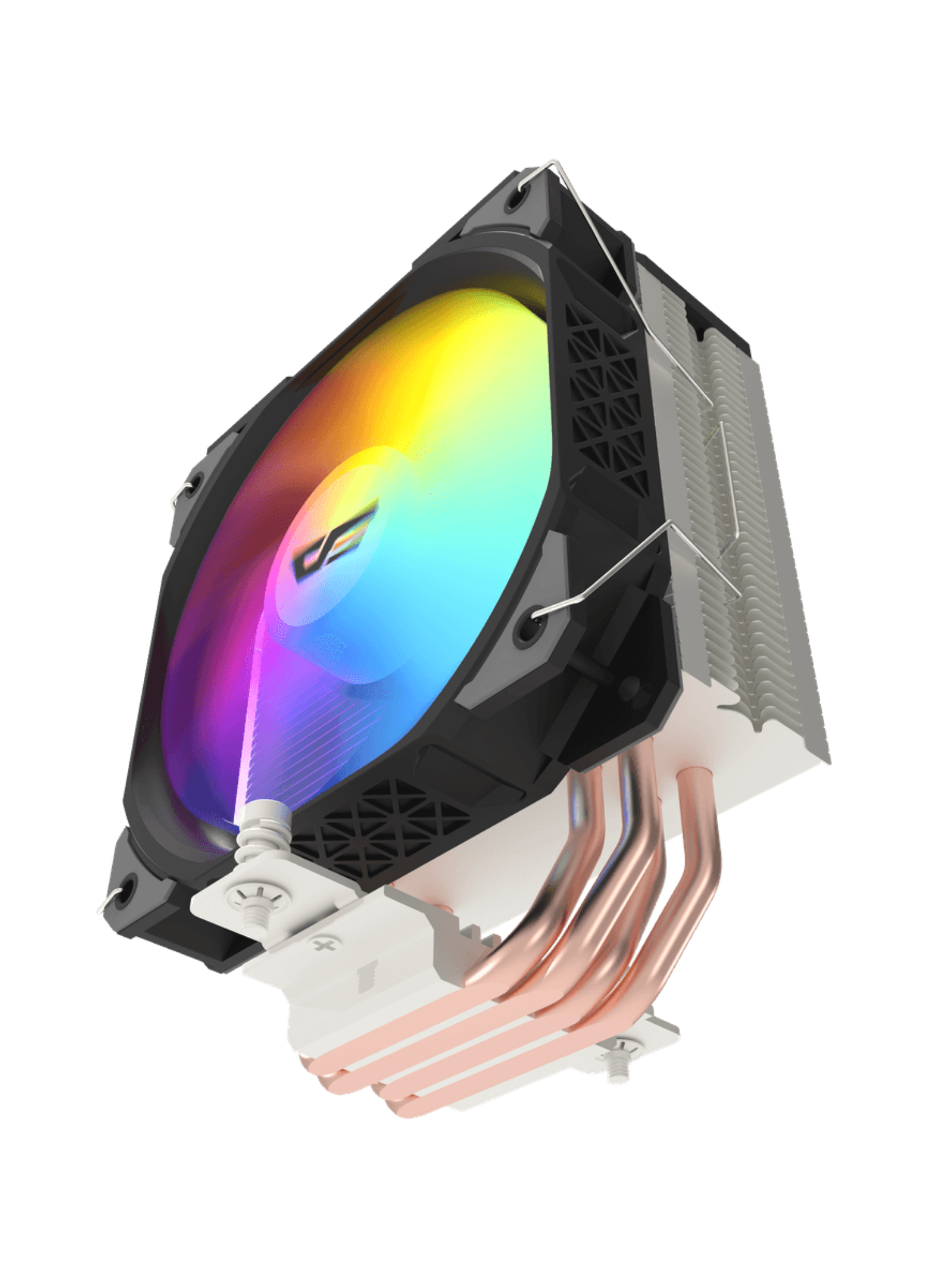 Darkflash U400 Tower ARGB CPU Air Cooler - Black-3
