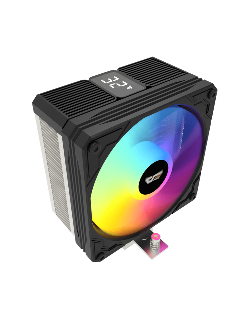 Darkflash M400 Tower CPU Air Cooler with Temperature Digital Display - Black-1