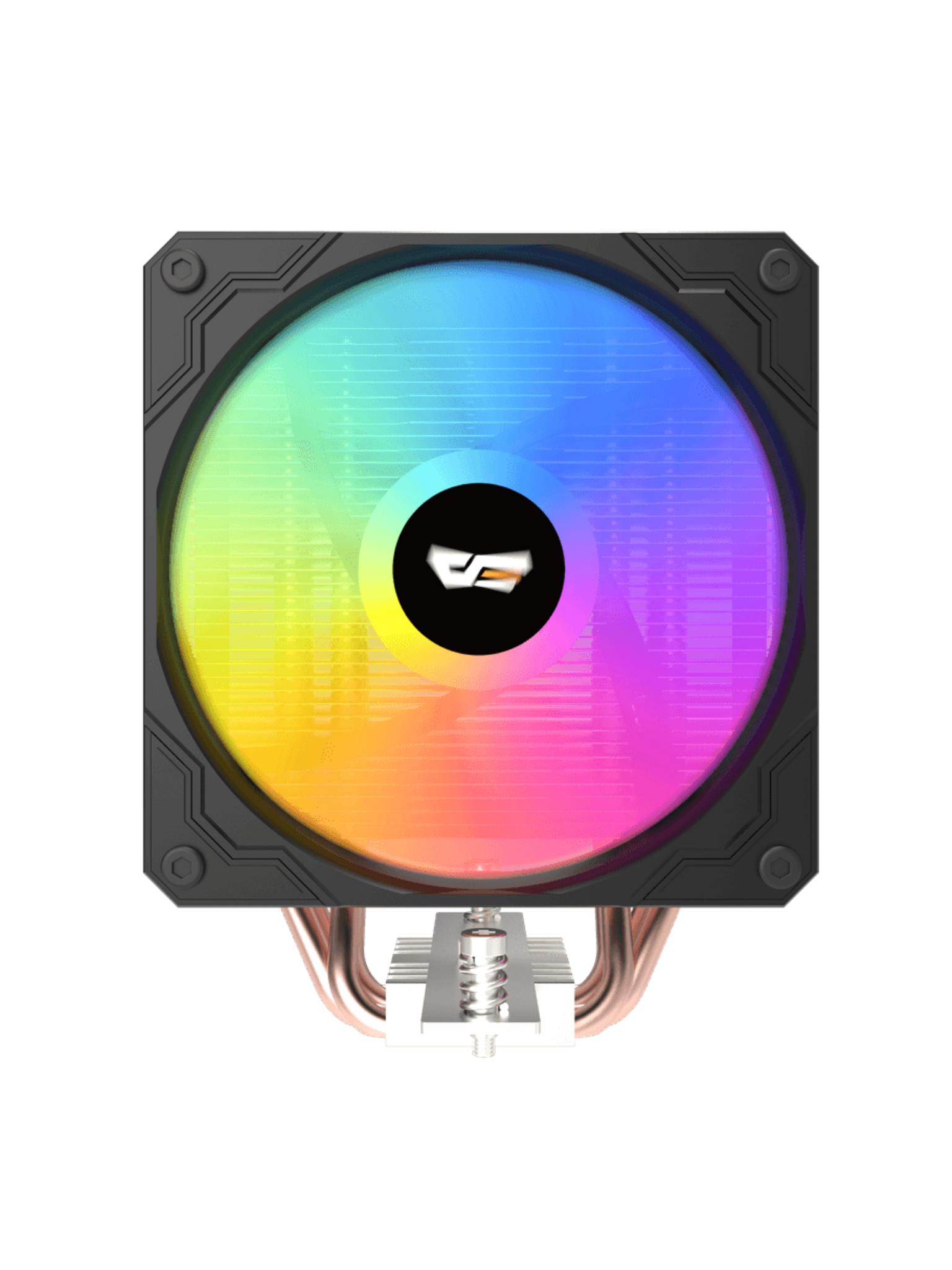 Darkflash M400 Tower CPU Air Cooler with Temperature Digital Display - Black-5