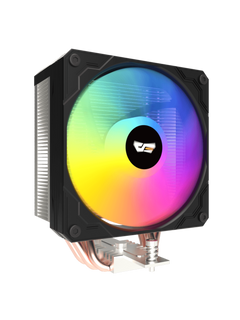 Darkflash M400 Tower CPU Air Cooler with Temperature Digital Display - Black-2
