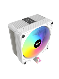 Darkflash M400 Tower CPU Air Cooler with Temperature Digital Display - White-1