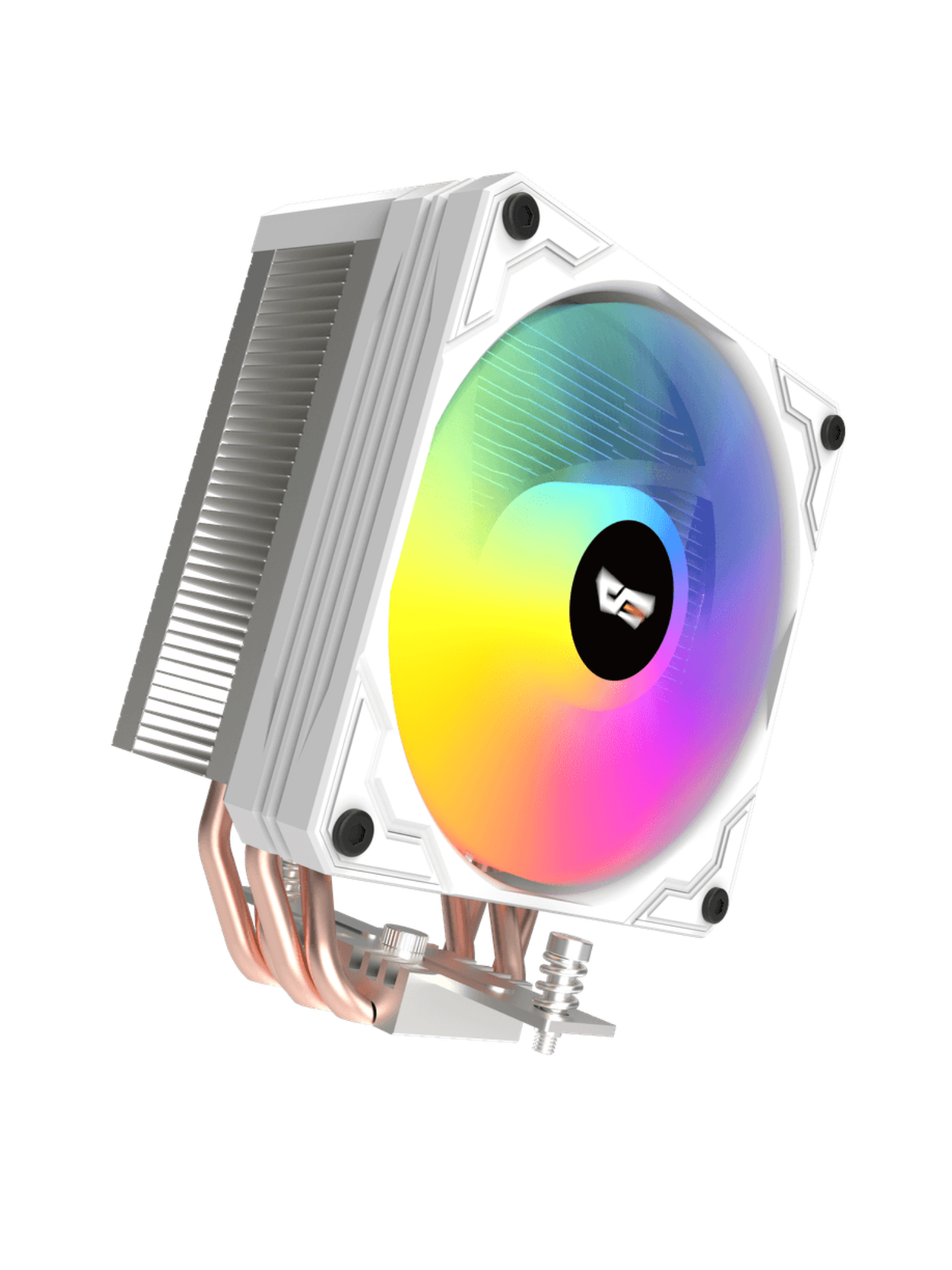 Darkflash M400 Tower CPU Air Cooler with Temperature Digital Display - White-3