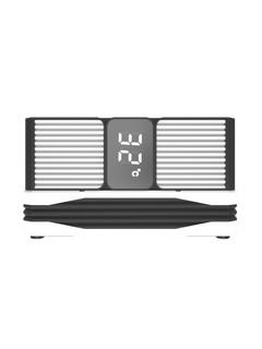 Darkflash M400 Tower CPU Air Cooler with Temperature Digital Display - Black & White-3