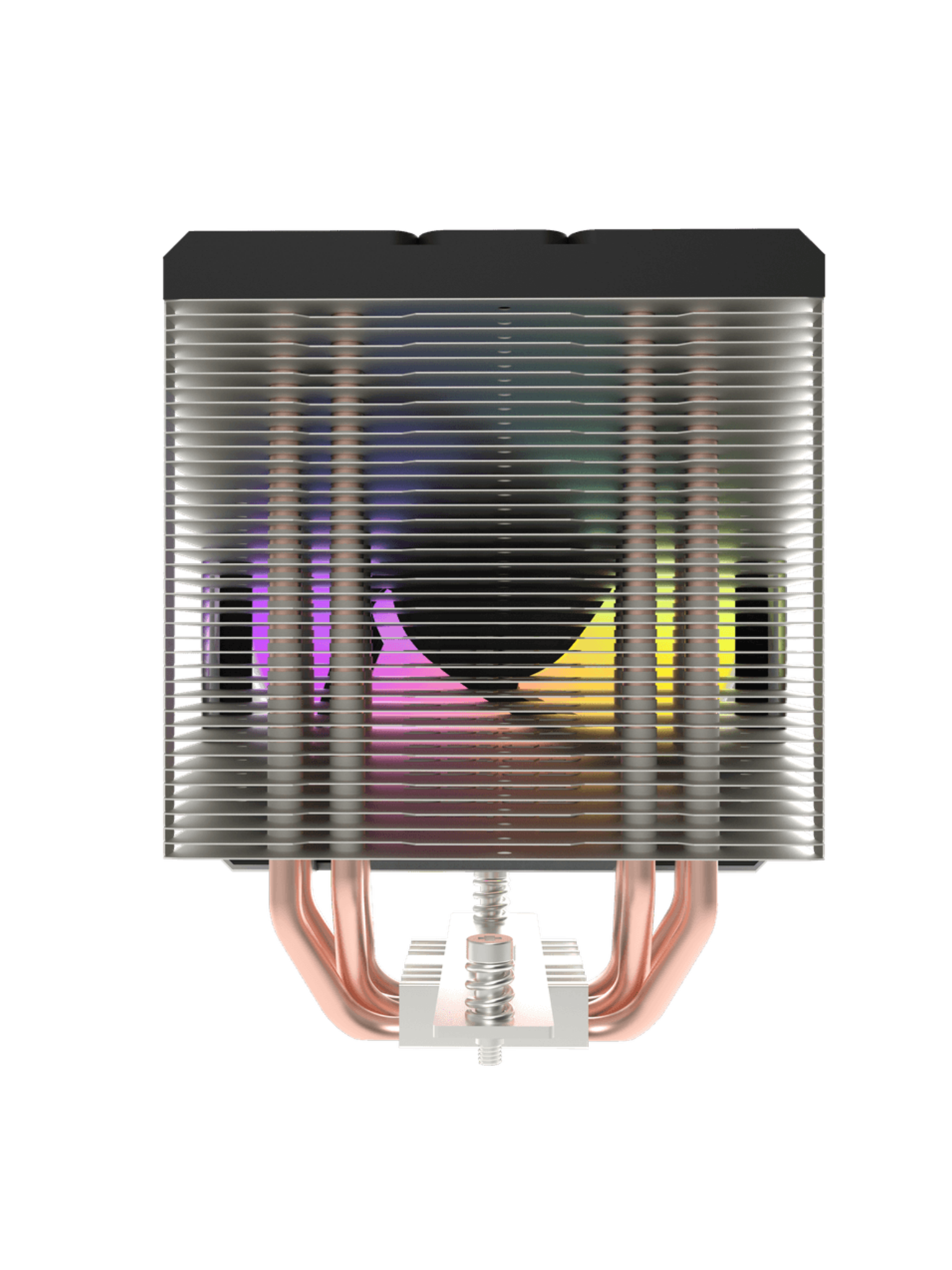 Darkflash M400 Tower CPU Air Cooler with Temperature Digital Display - Black & White-4