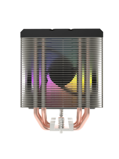 Darkflash M400 Tower CPU Air Cooler with Temperature Digital Display - Black & White-4